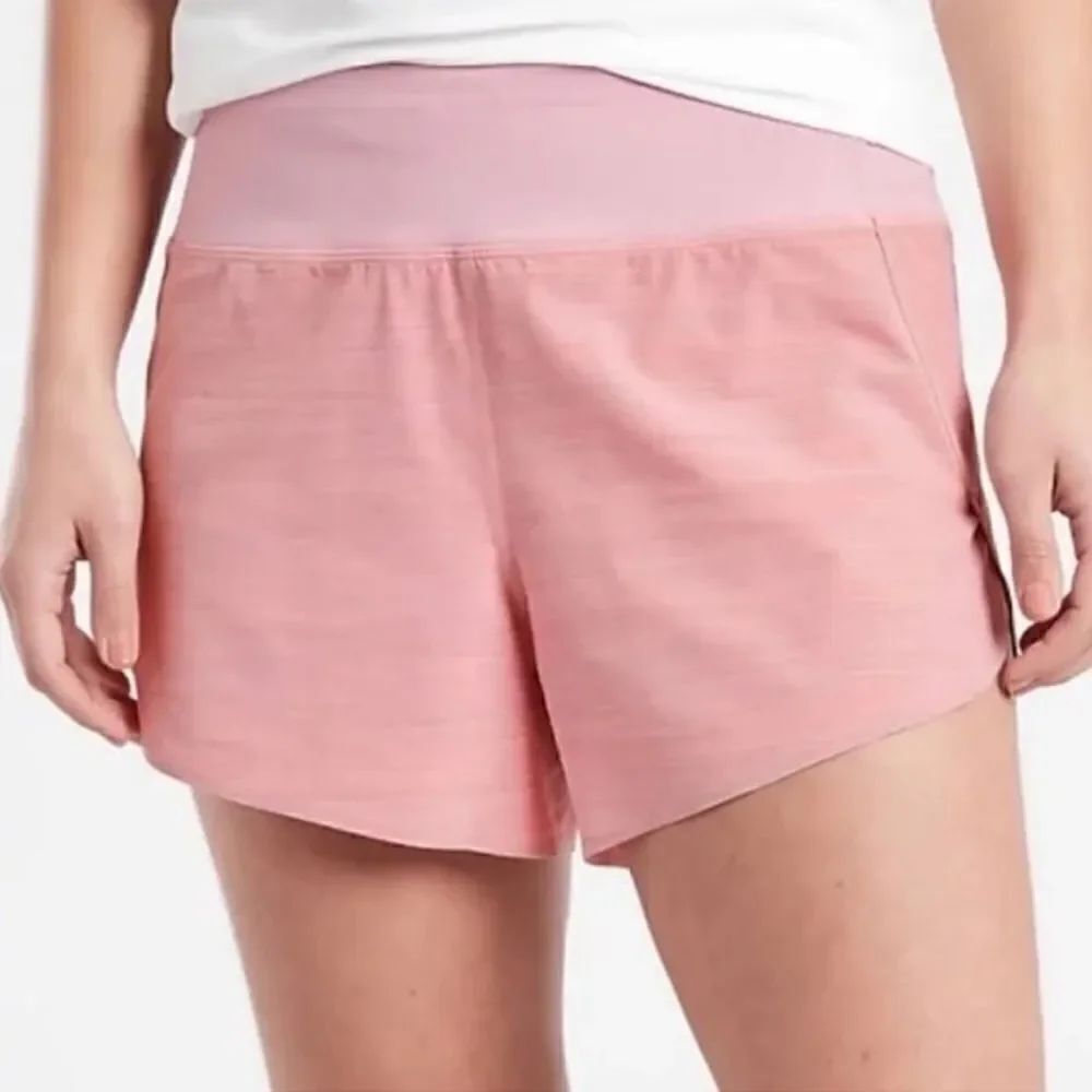 Athleta Run With It Textured Short 3.5" Pink